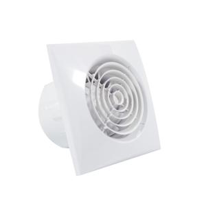 Kitchen Bathroom and Toilet Plastic Wall Mounted Air Extractor Fan Ventilation