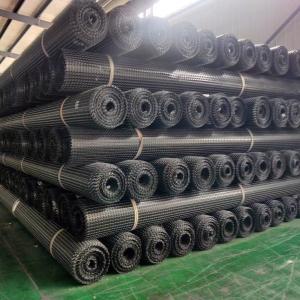 Road Soil Stabilizer Essential Plastic PP Biaxial Geogrid with 25.4*25.4mm Mesh
