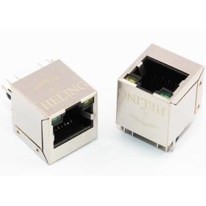 Top Entry RJ45 Through Hole Connector , THT RJ45 PCB Jack RoHS Compliant