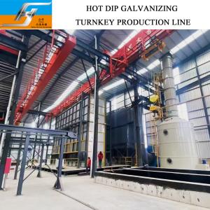 Hot Dip Galvanizing Line Plant Factory Equipment Customize Zinc Kettle Furnace