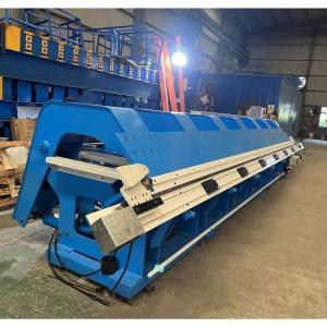 CNC Control Metal PPGI Slitting Machine Gutter Ridge Roof Panel Folding Bending