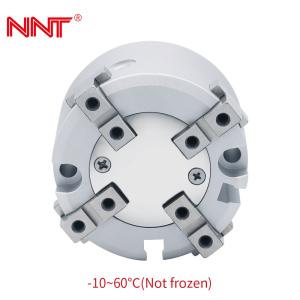 Robotic 4 Jaw Pneumatic Gripper Cylindrical 4mm Opening / Closing stroke