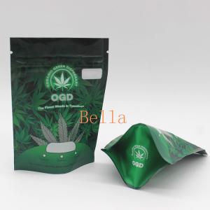 China Clear Front Mylar Zip Plastic Bags CBD Frog Chew Gummies Package Sachet Pouch on sale