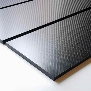 100% 3K Carbon Fiber Thin Flexible Sheet Low Density And Light Weight