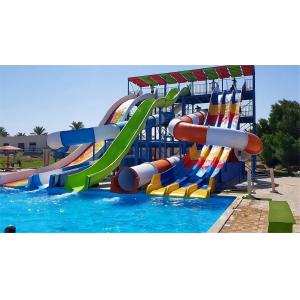 Fiberglass kiddie fun slide Amusement Aqua Water Park Swim Toy Pool Rides