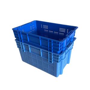 Nestable HDPE Food Plastic Crates Dynamic Load 50Kg UV Resistant