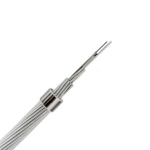 China OPGW Ground Wire Fiber Optical Cable 24 Core  Hilos Centrol Loose Tube For Aerial 220KV Tower Communicacion on sale