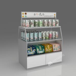 China JYaS-YZ-HCG Uniform Brand Image Flower Tea Cabinet for Large Chain Pharmacies with 5mm Double-Sided KT Board on sale