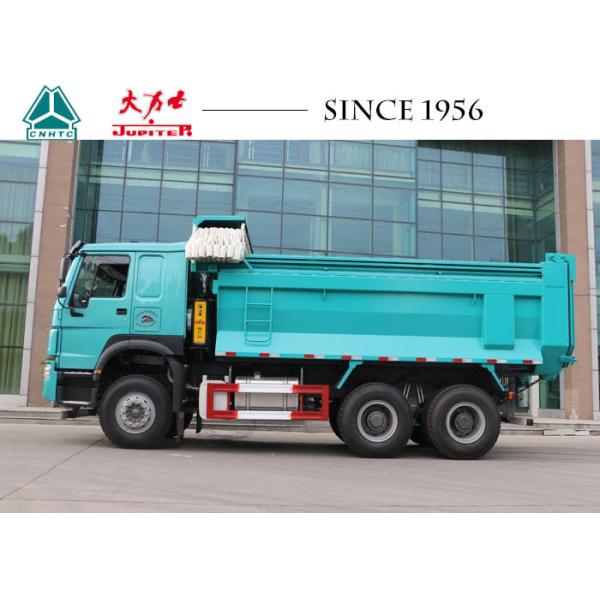 Quality 10 Wheeler HOWO Dump Truck 15 CBM-20 CBM Capacity With Superior Heat Dissipation wholesale