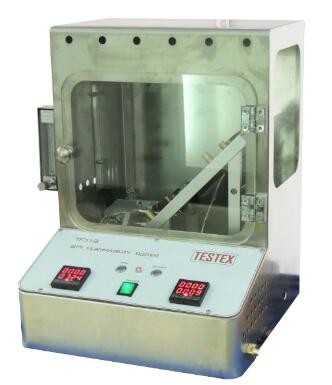 SPI Flammability Tester CFR 16 Part 1611 , High Precision Horizontal Flammabilit