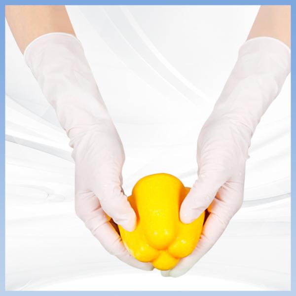 Quality White Latex Free Synthetic Nitrile Gloves For Grooming Hairdressing wholesale