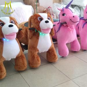 Hansel attractive for kids unicorn plush unicorn electric scooter for indoor playground