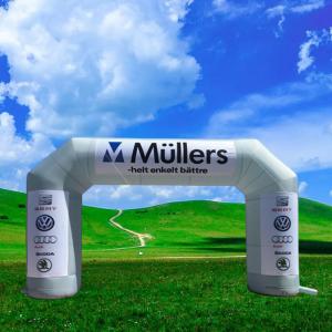 Running Events Finish Arch Inflatable Customized Thermal Dye Sublimation