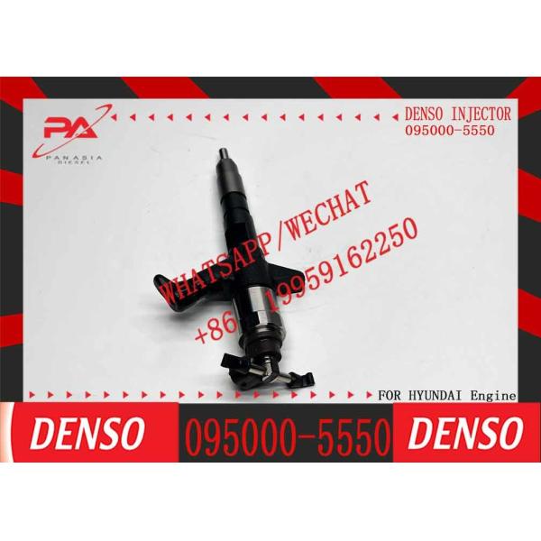 Quality Fuel Injector 095000-5550 0950005550 for Mi-ts-ubishi L200 4D56 Euro4 FOR HY-UNDAI D-E-NSO 5551 3380045700 wholesale