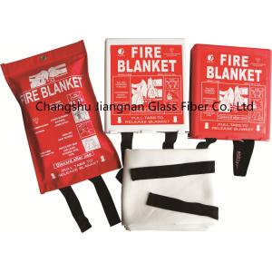 China CS06 Fire Resistant Blanket , Fibreglass Fire Blanket BSI BS EN 1869 Certificate on sale