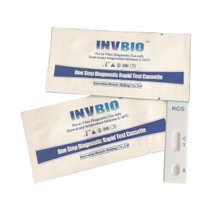 Medical IVD Hcg One Step Pregnancy Test Card
