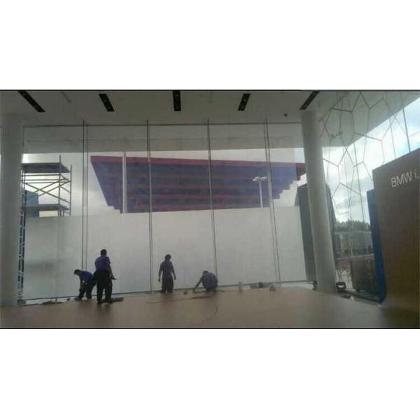 Eletric privacy glass for exbihition application