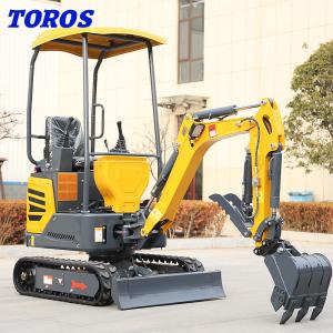 Diesel Engine 1.2t Mini Excavator Machine 1.5 Ton Mini Digger 1 Year Warranty