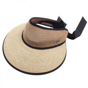 Cheap Bowknot Backside Big Brim Sun Hat for sale