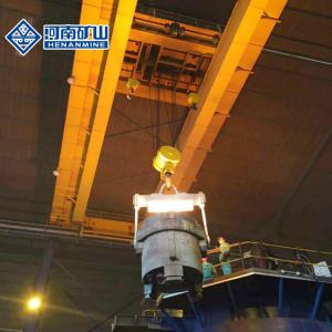 Heavy Capacity 75/20 with Main and Auxiliary hook Double Girder Overhead Foundry