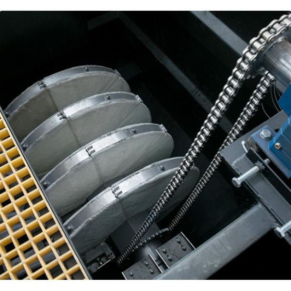 Quality 8.3KW 24 Pcs Rotary Disc Filter Screw Press Activated Sludge Wastewater Treatment wholesale