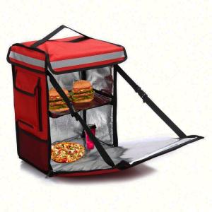 Insulated Bag for Food Delivery Made of 420D/PVC and PVC EPE Foam Foil