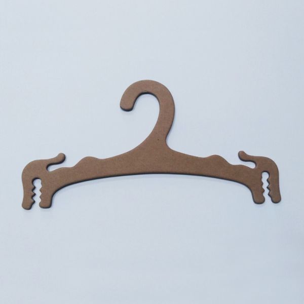 Eco-Friendly Space Saving Single and Double Layer Recycled Cardboard Hangers for