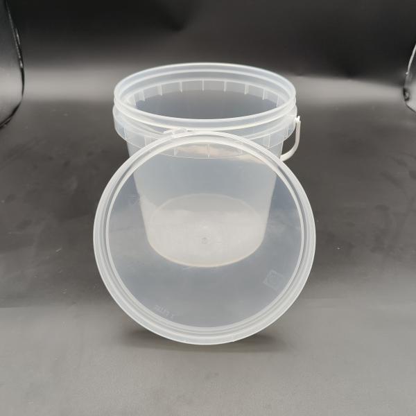 Compression Resistance Transparent Plastic Bucket Clear Plastic Beach Bucket