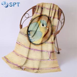 Customized Printing Plush Microfibre Bath Towel for Non-Fading and Easy