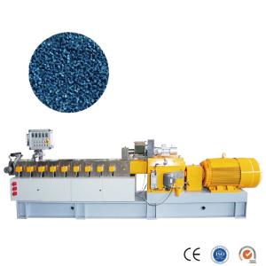 Cheap Two Screw Compounding Pellet Extruder Calcium Carbonate Masterbatch Pelletizing Line for sale