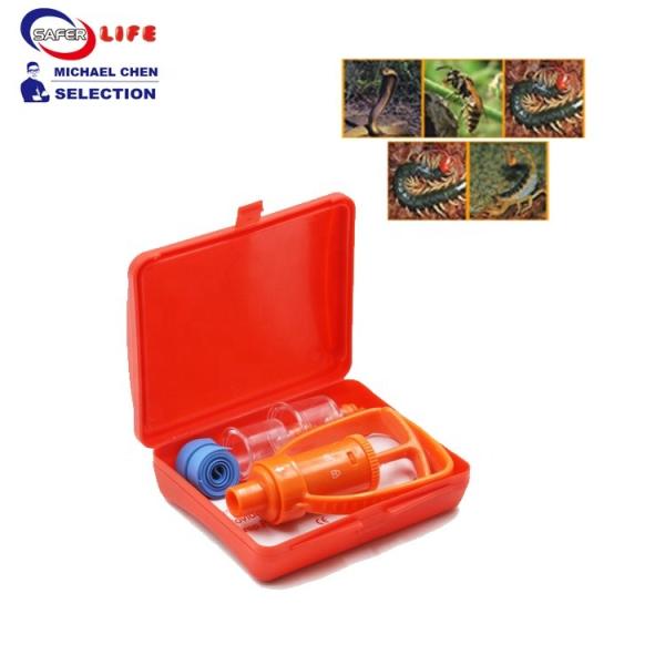 Quality Venom extractor kit emergency suction Posion removal kit with vacuum cup snake bite venom extractor kit spider wholesale