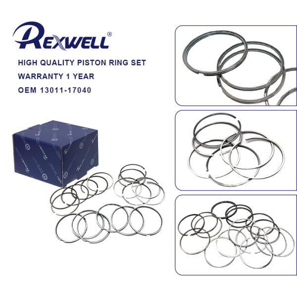 Quality 13011-17040 1301117040 Piston Rings The Ultimate Solution for Toyota Land Cruiser 1HD wholesale