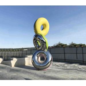 Impressive Painted Modern Abstract Sculpture Colorful For Children Fairground