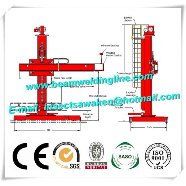 Quality Automatic Weld Manipulator , Pipe Welding Column Boom Welding Equipment wholesale