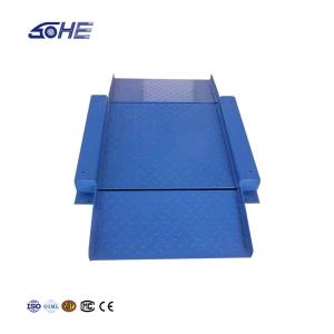 SOHE 1.2m*1.2m 2t Industrial Weighing Scale Platform with Double Ramp and 2000KG