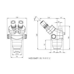 Binocular Stereoscopic Industrial Microscope With Long Working Distance