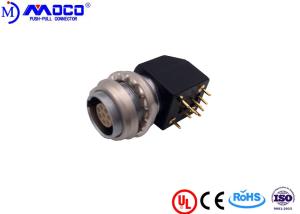 Cheap M9 M11 8 Pin Circular Connector , Right Angle Circular Connector With Two Nuts for sale
