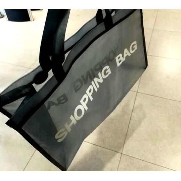 Reusable Grocery Tote Large Mesh Shopping Bag Nylon Grocery Tote Garment Accessories Mesh Beach Bags, Grocery Produce To