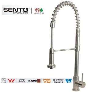 China Modern home faucet single handle pull out kitchen mixer on sale