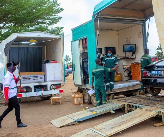 AA4C Mobile Vehicle Safety Test Line Mobile Vehicle Inspection Facility For Both Truck And Cars - (Combination One)