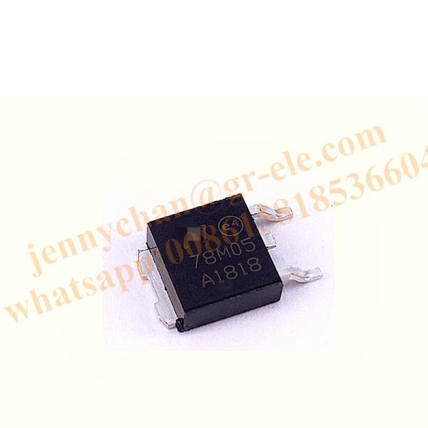 Quality L78M05CT 78M05 78M05A T0252/TO220 three-port positive current fixed voltage regulator wholesale