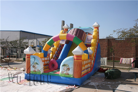 cheap inflatable slides, inflatable dry slide