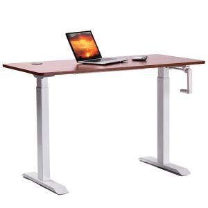 SPCC Steel Frame Material Home Office Workstation Computer Sit Stand Table for