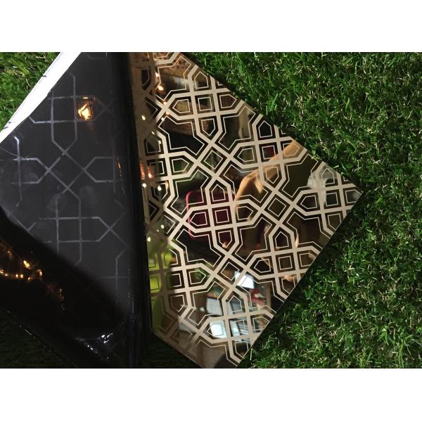 Quality High Quality SUS304 1219*2438mm Stainless Steel Color Sheet For Decorative Wall wholesale