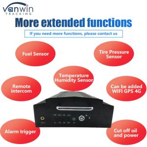 OEM 8CH HD 1080P HDD Mobile DVR With 4G GPS WIFI MDVR For Fleet Management