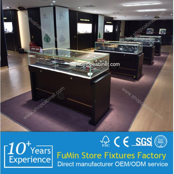 Quality Customize acrylic jewelry display showcase with lock wholesale