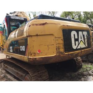 24T weight Used Crawler Excavator Caterpillar 324D C7 engine with Original Paint