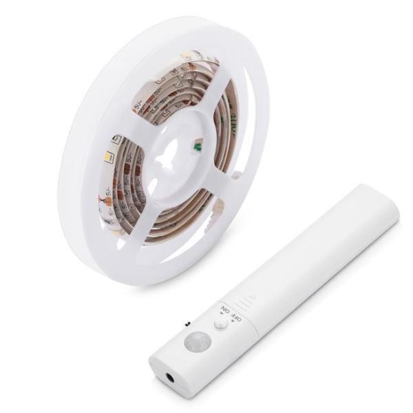 SMD2835 LED Strip Light with Motion Sensor 1m Length USB Rechargeable Day and