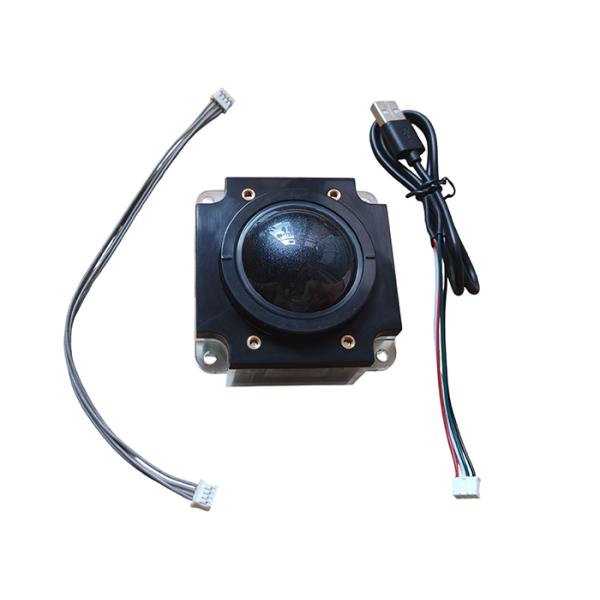 large panel mount industrial trackball manufacturer with 1.97" laser sphere and