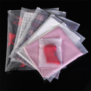 China Underwear Transparent Sock Storage Frosted Custom Plastic Bags Gravure Printing on sale